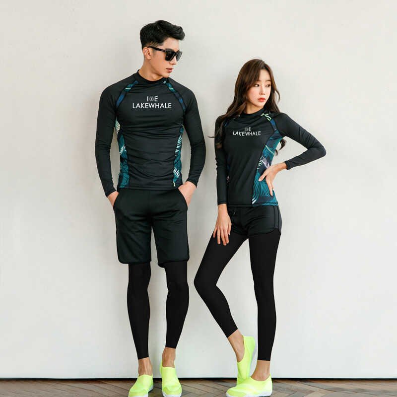 Dicka Swimming suit for a long-sleeved, long-sleeved, surfing suit for a man with sunscreen bathing suit