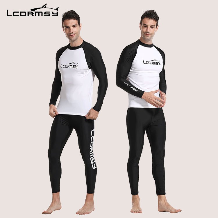 LCDRMSY LANTERN, SUN-SCUBA-SCRAMBLING MAN DRY-SCRAMBLING SUIT, LONG-SLEEVED SWIMSUIT
