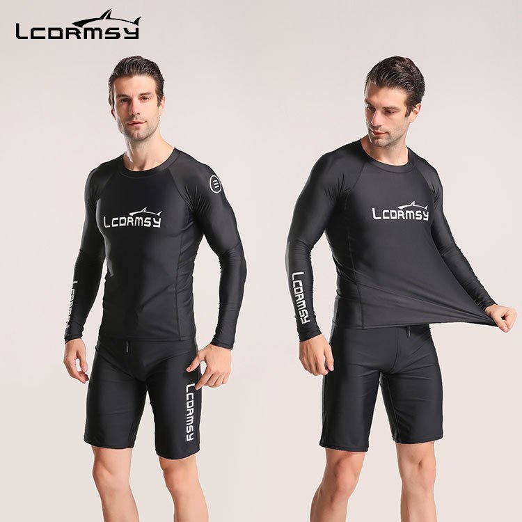 LCDRMSY LANTERN, SUN-SCUBA-SCRAMBLING MAN DRY-SCRAMBLING SUIT, LONG-SLEEVED SWIMSUIT