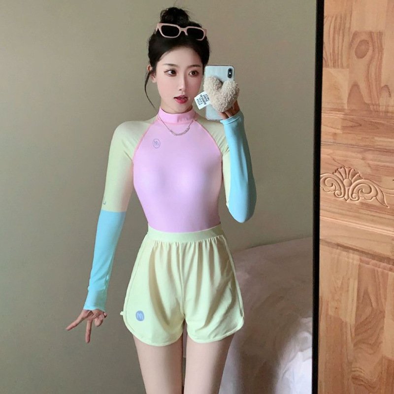 2024 new bathing suit, long-sleeved sunscreen