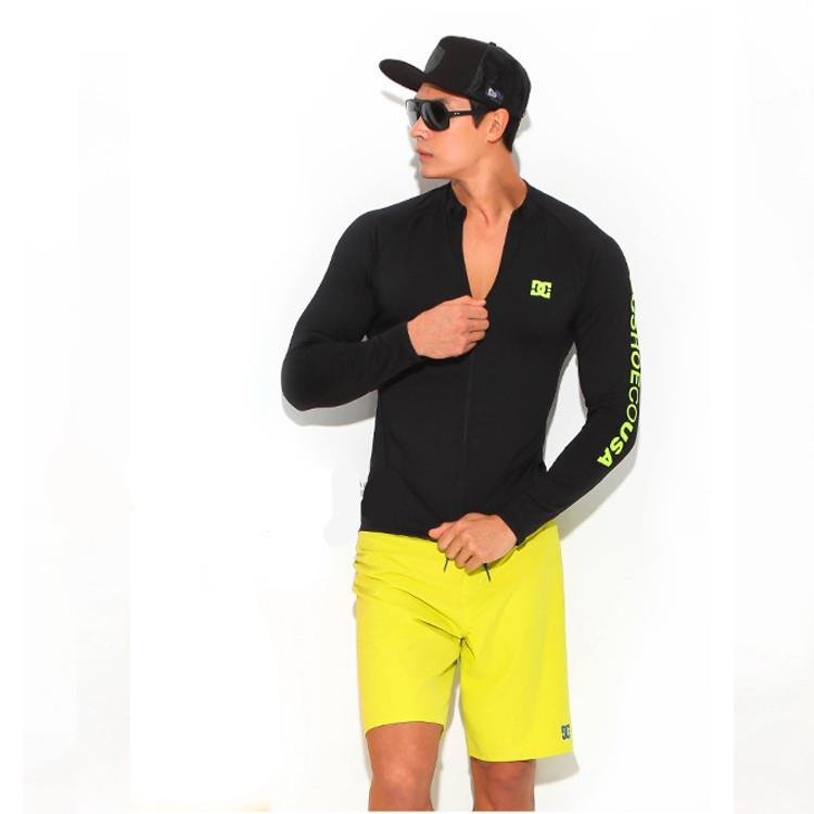 The new Korean zipper, the man's outdoor skating, long-sleeve surfing suit, the sunscreen bathing suit