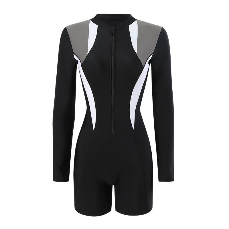 The long-sleeve swimsuit girl swimming pool for a new 2024 swam suit