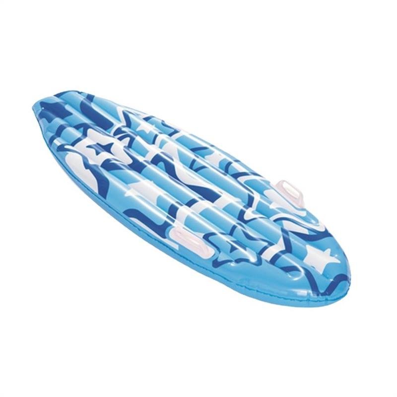With a thicker children's inflating surfboard, floating floats on the flounder, swimming gaskets and bubbles