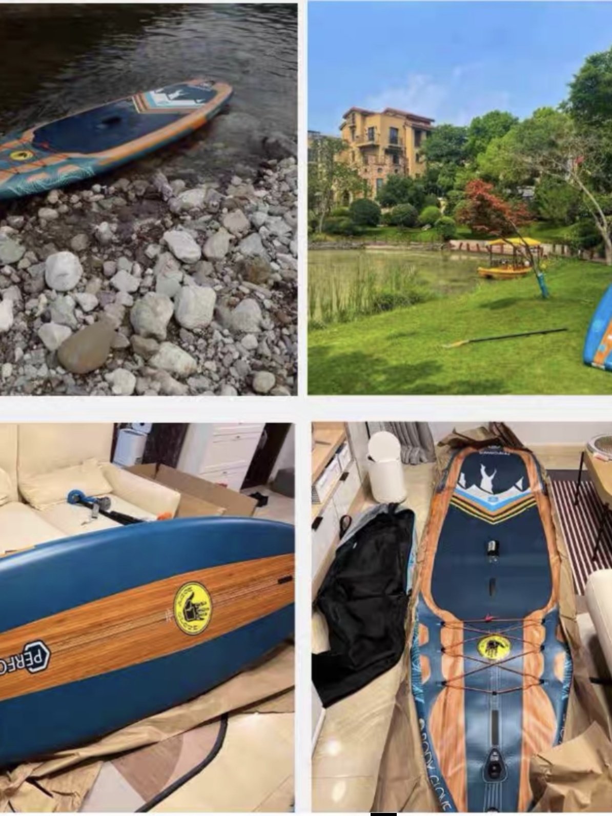 Bodyglove water inflatable oscillation plate surfboards