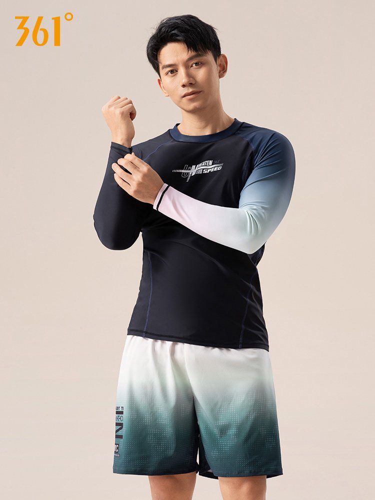 361 men's bathing suit, long sleeves to protect the beach from sun
