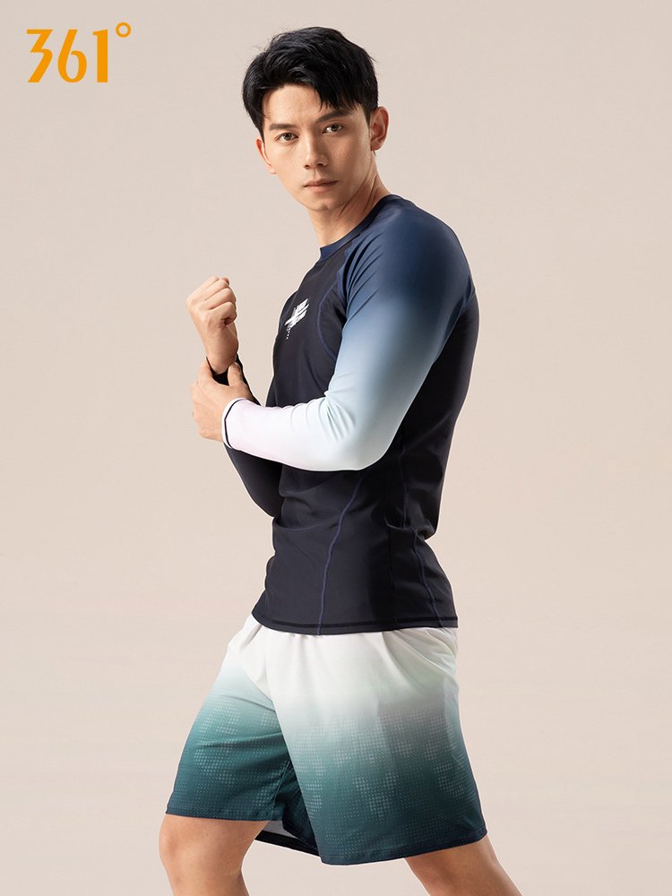 361 men's bathing suit, long sleeves to protect the beach from sun