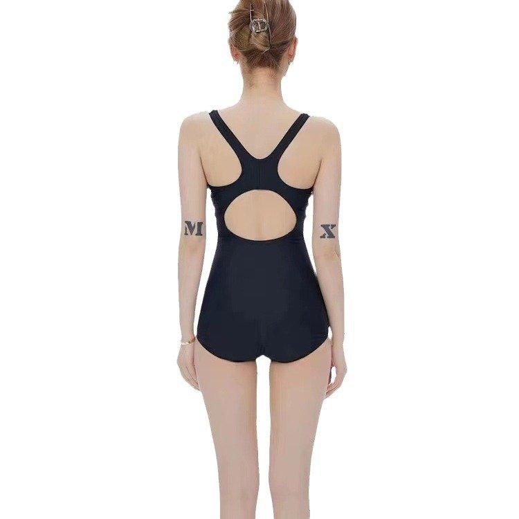 2023 new coiled swimsuits, small chests together to protect the skin-skinned springs