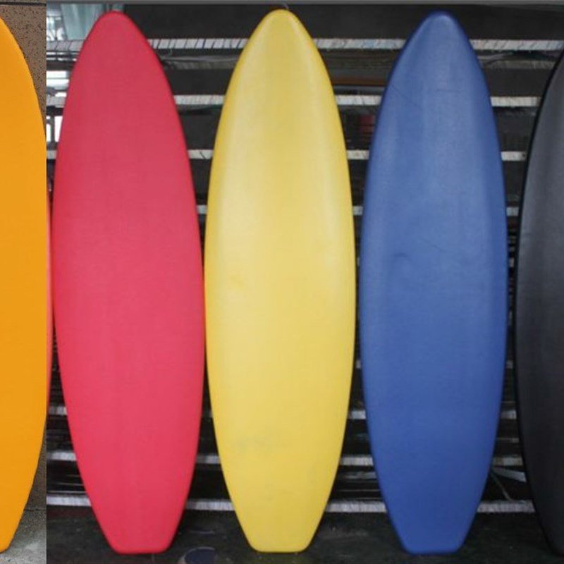 advertising for surfboards 6'1'8", z-props decorating boardssurfboard