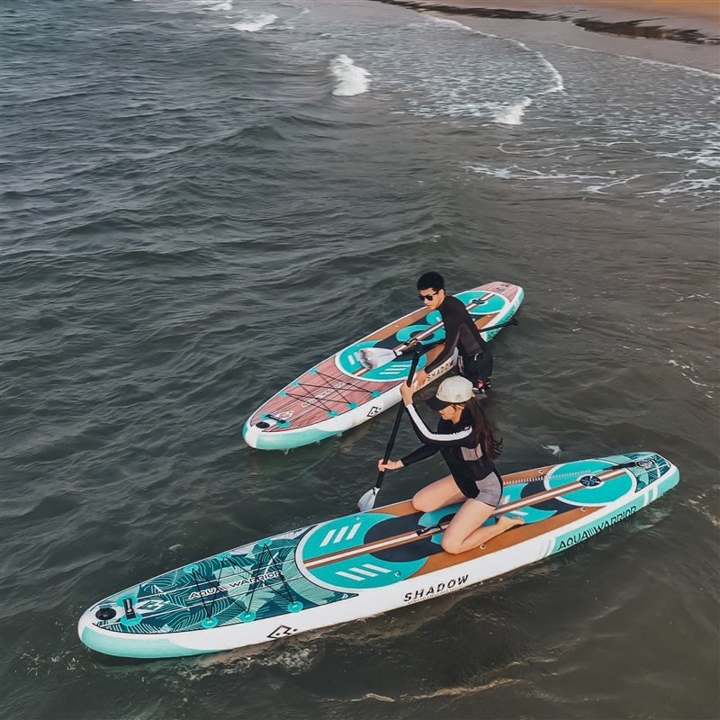 Aqua Warrior Moon series wooden double-layered oarboard inflating surfboard stand-by x-board slurry SU