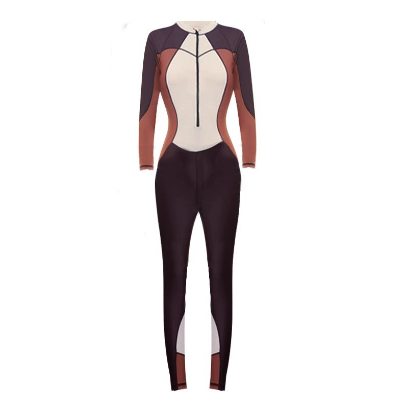 A big sunscreen, long-sleeved, adult swimsuit lady jellyfish suit, surfing suit and swimsuit