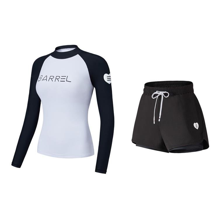 Korea's new dry-diving suit for a woman with a bra and a bathing suit for a long-sleeved surfing suit