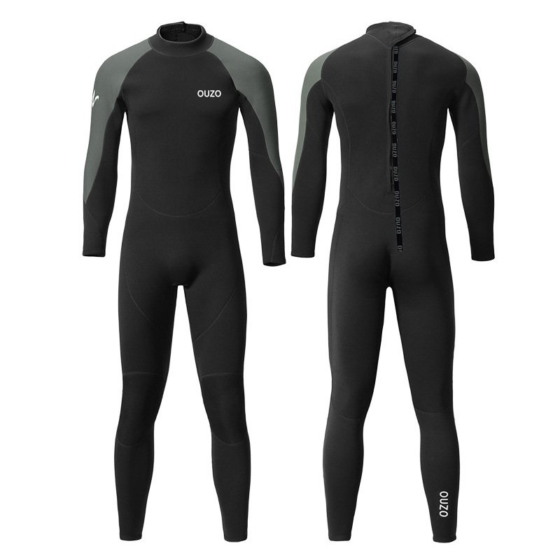 1.5 mm dive suit OUZO long-sleeve diver suit man's money to keep the sun warm from winter bathing suit and surfer jellyfish