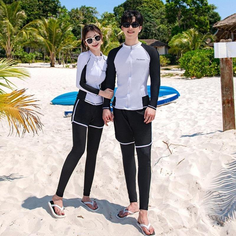 Diving-suit lover man, sunproof, dry surfing suit, long sleeves, jellyfish suit
