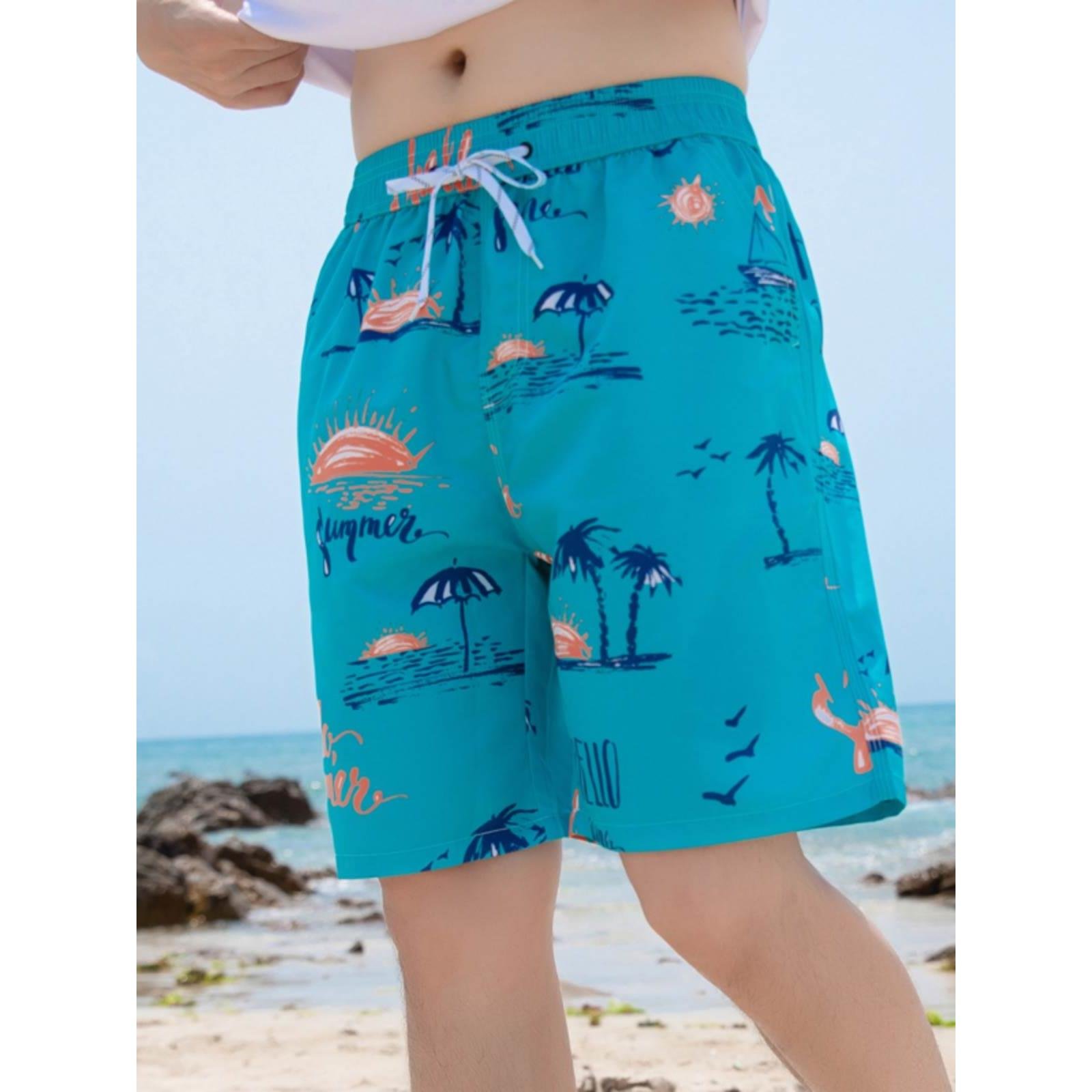 Scrambling beach pants for men and women can go down to the sea for the summer