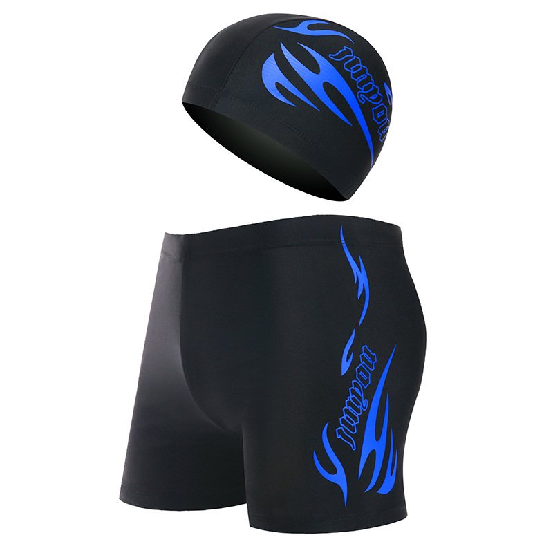 Wind and bathing suit for a man with a flat horn on a beach pants adult swimsuit