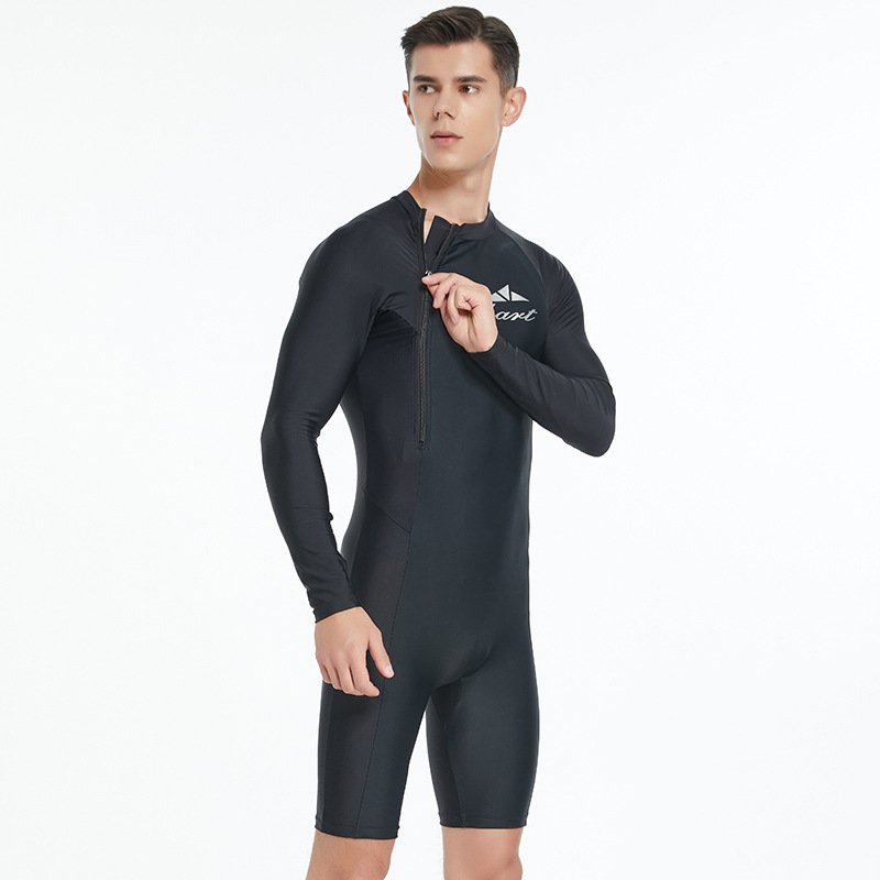 Shark Butter Man's body bathing suit, long-sleeved, sunproof, dry travel, swim and surfing suit