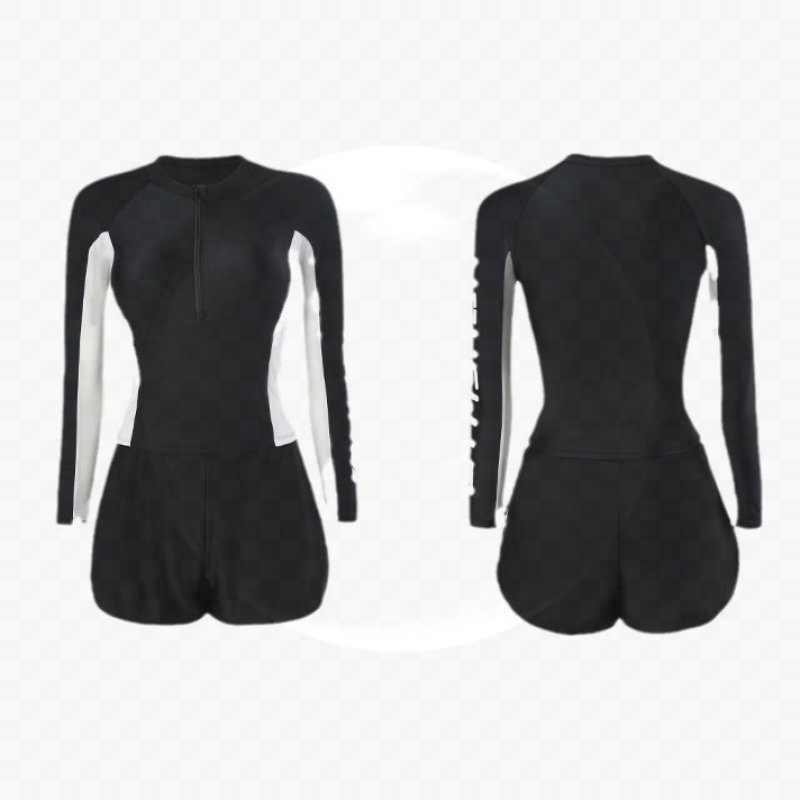 Ms. Swimsuit, long-sleeved sunbreaker, 2024 new swimmers for chubby girls