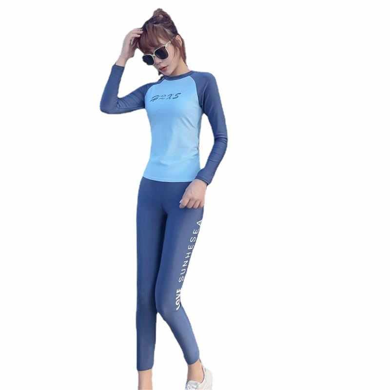 Surf suit, swimsuit, swimsuit, three sets of accelerator, long-sleeve, long-sleeve, spa, spa and body swimsuit