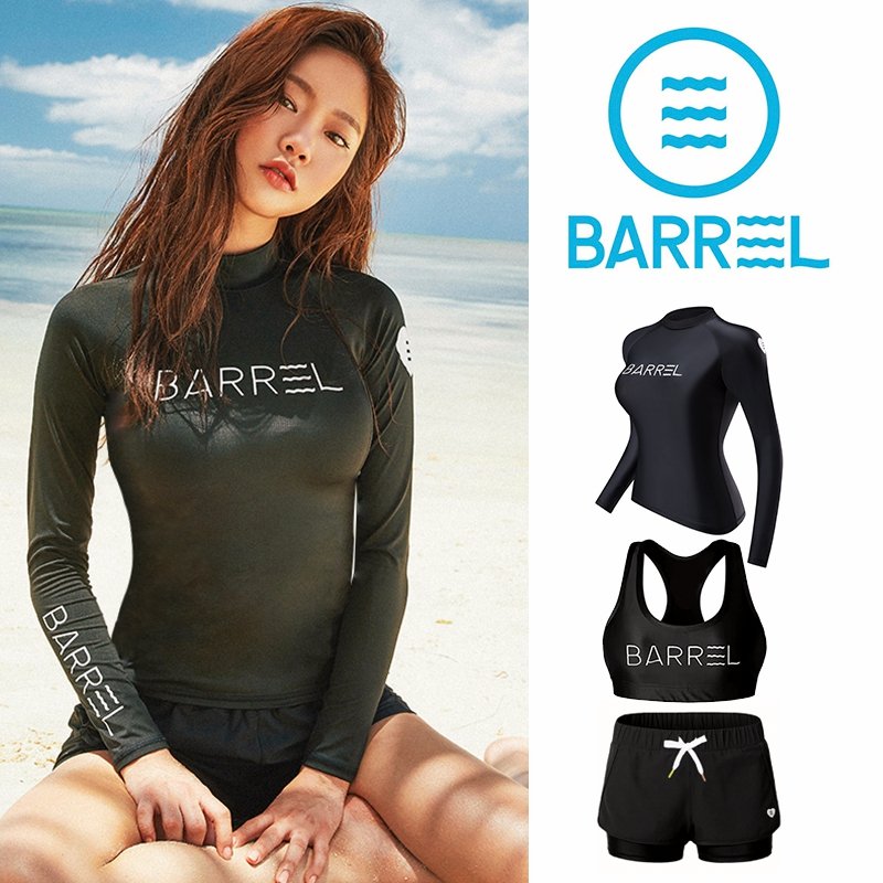 New Korean surfing suit, long-sleeved, long-sleeved, long-sleeved, long-sleeved, thin, dry-dry-dry-deep-dive-dive-dive-dive-diving-diving girl