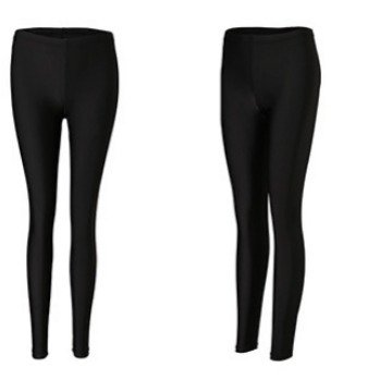 The female swimsuits, black-diving surfers, swimming outdoors, sunscreen jellyfish pants