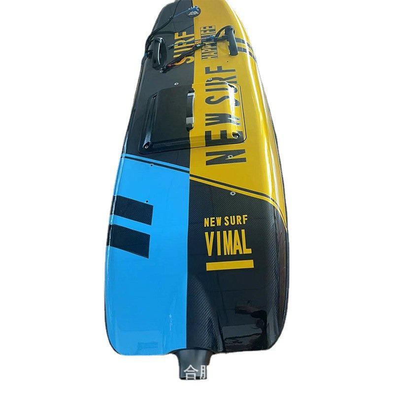 All-carbon-made electric surfboard stations are supplied by the manufacturer