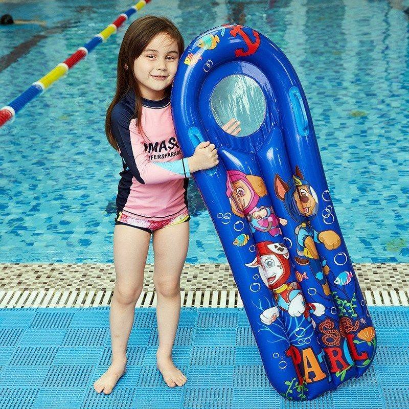 Children's inflatable skating board seaside swimming ring, boys and girls with thick surfboards