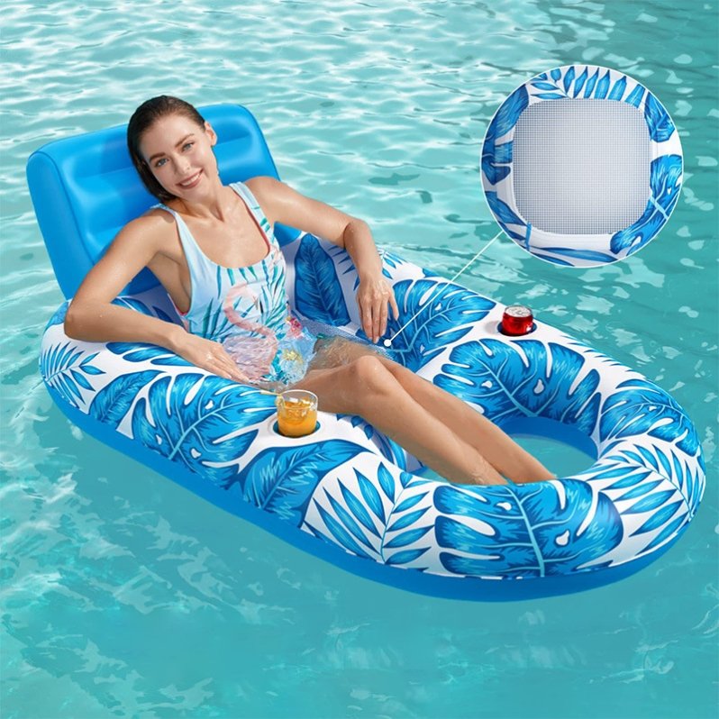 Play with the water plumbing children surfing on a floating toy adult with a thicker side to the recital chair