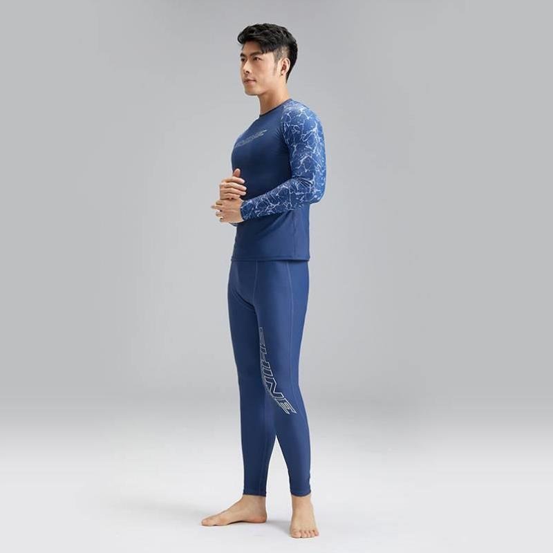 KOREAN VERSION OF THE UPF50+ DRY-DRY SWIMSUIT, LONG-SLEEVE SURFING SUIT WITH CHLORINE-TO-AIR MAN BATHING SUIT