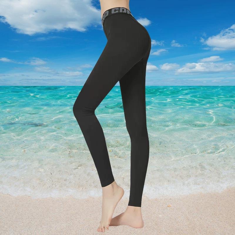 The woman's shorts are warm, 2023 new, big, thin, sunscreen, long surfing, diving pants