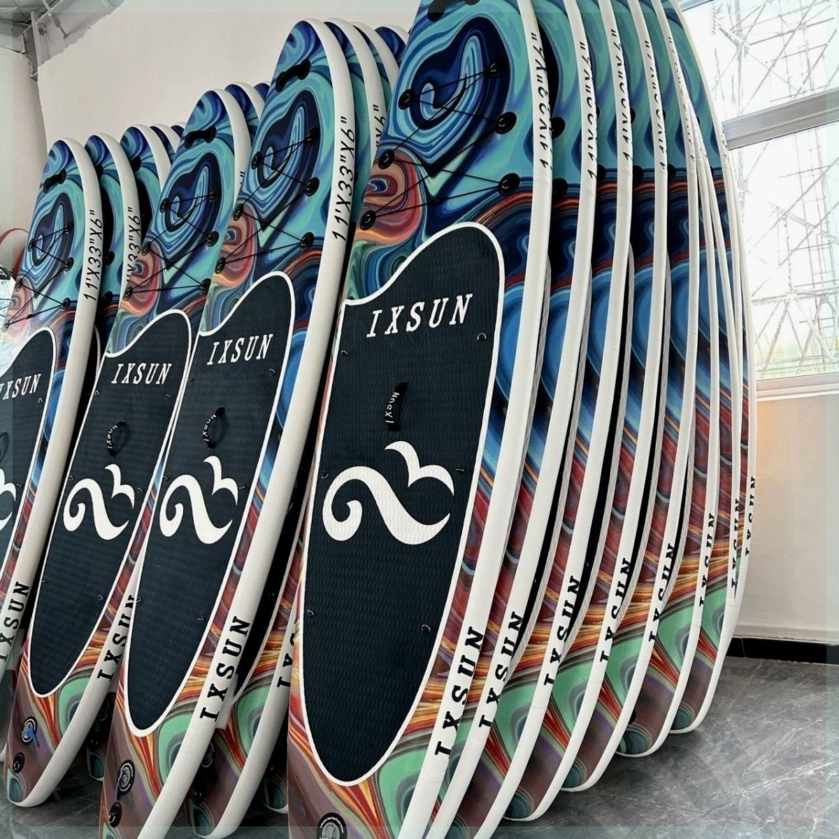 SUP INFLATED PADDLES STANDING TWO-STANDER LASSY RANCH PORTABLE WATERBOARD SWINGER SCHOLAR
