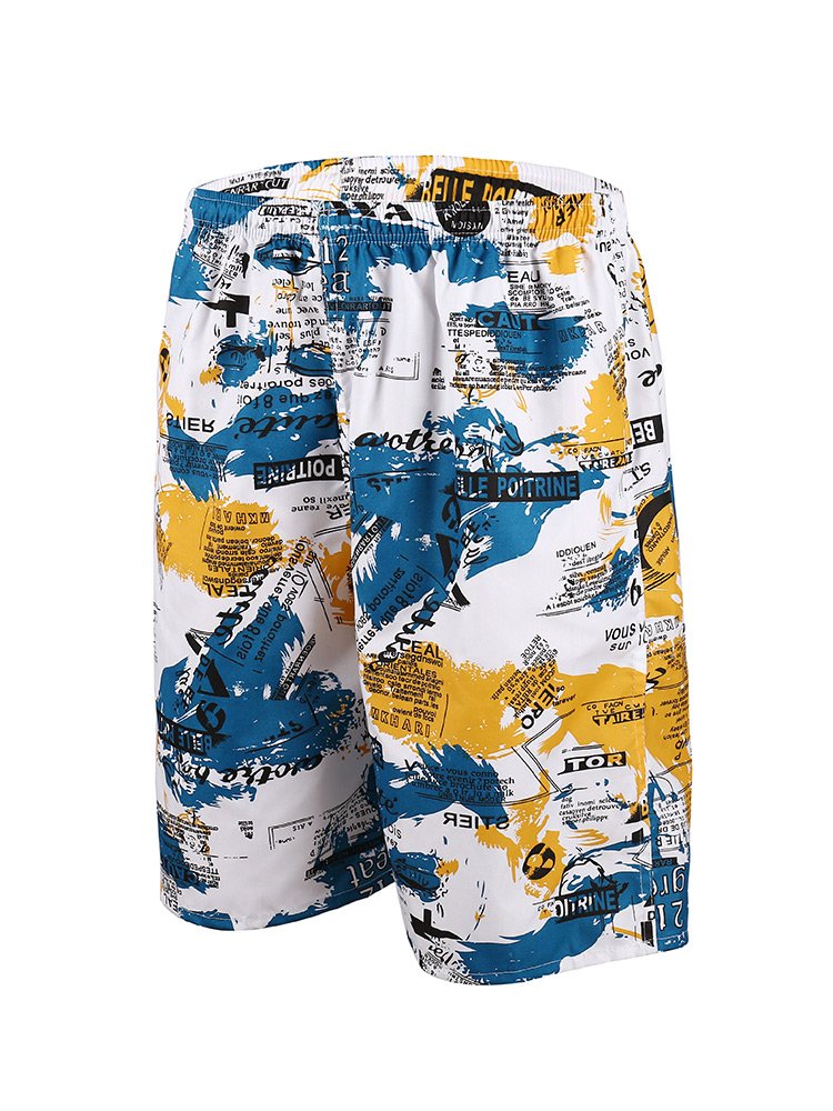 Swimper shorts, summer sports, five-minute shorts, soft, loose, dry sandbaths