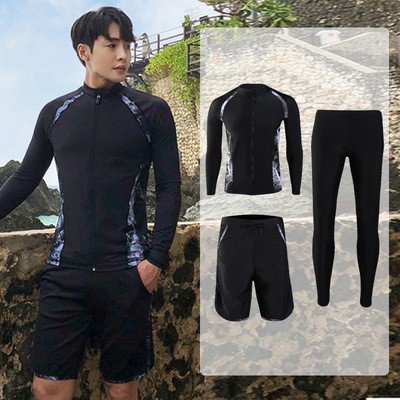 Sun-proof dry-scuba diving suit, long-sleeved, long-sleeved, long-sleeved, wet-dive suit, male and female suit
