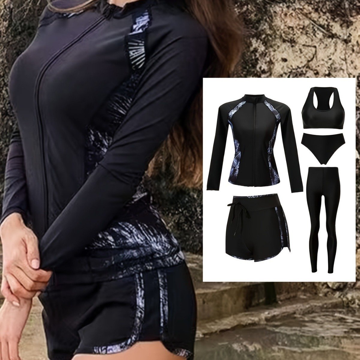 Sun-proof dry-scuba diving suit, long-sleeved, long-sleeved, long-sleeved, wet-dive suit, male and female suit