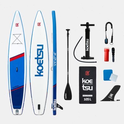 KOETSU Cottsu, double-drive, sup-drive, water-inflated surfboard slurry