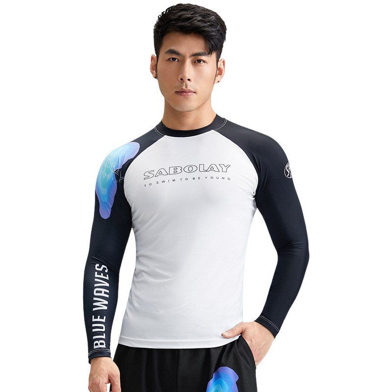 THE NEW SHARK BOLLY MEN'S BATHING SUIT SUIT, THE MAN'S SUMMER SUNSCREEN UPF+ SURFSUIT