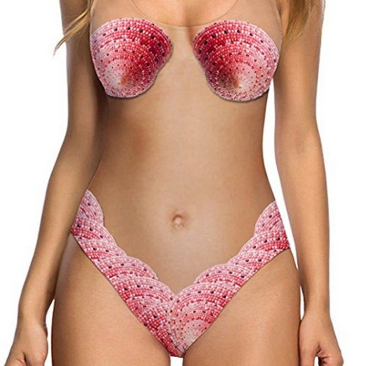 One-piece bikini swimsuit