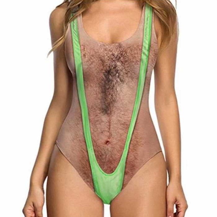 One-piece bikini swimsuit