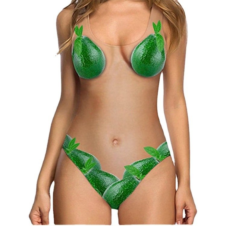 One-piece bikini swimsuit