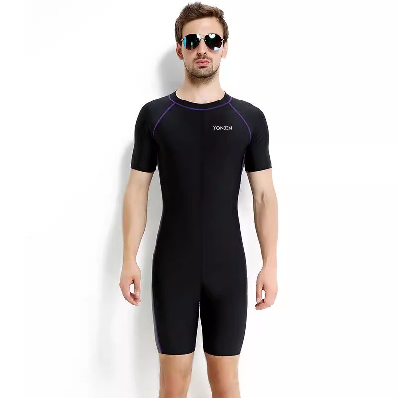 SWIMMING POWER, MEN AND WOMEN, PROFESSIONAL SHORT SLEEVES, BODY SWIMSUITS, BACK ZIPPER, SUNSCREEN, SURFING SUIT, Y2270