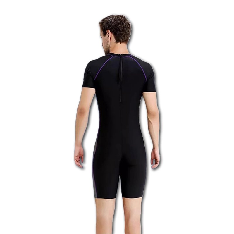 SWIMMING POWER, MEN AND WOMEN, PROFESSIONAL SHORT SLEEVES, BODY SWIMSUITS, BACK ZIPPER, SUNSCREEN, SURFING SUIT, Y2270