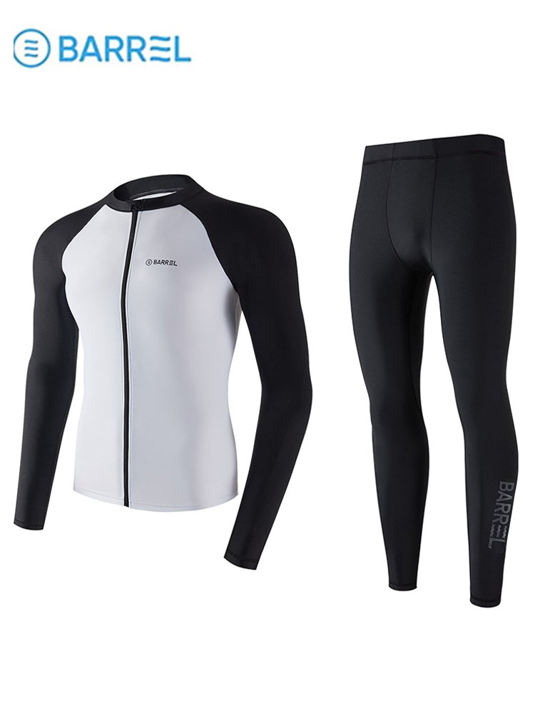 Korean men's surfing suit dry, sunscreen-proof diving suit, long-sleeved, long-sleeved, scrawny, squirming, squirm