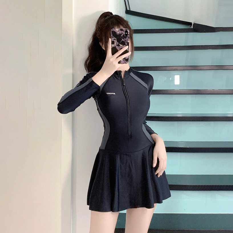 ms. long-sleeved swimming rover, 2024 new cosmopolitan scrawny and conservative sports
