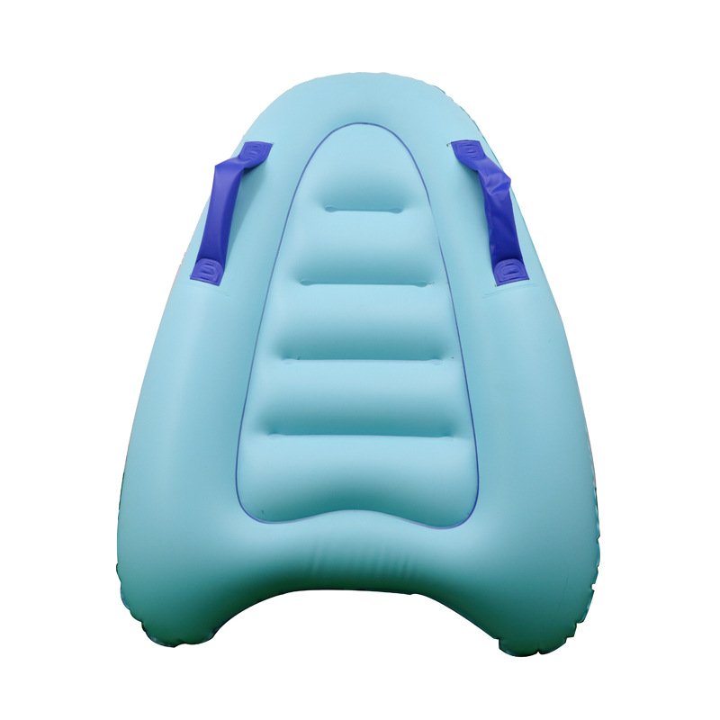 Inflated surfboard portable adult surfboarding board for sea surfing and swimming pedals at the head plant