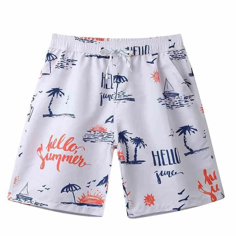 Summer couple's big bathing suit, big part, men's bathing suit