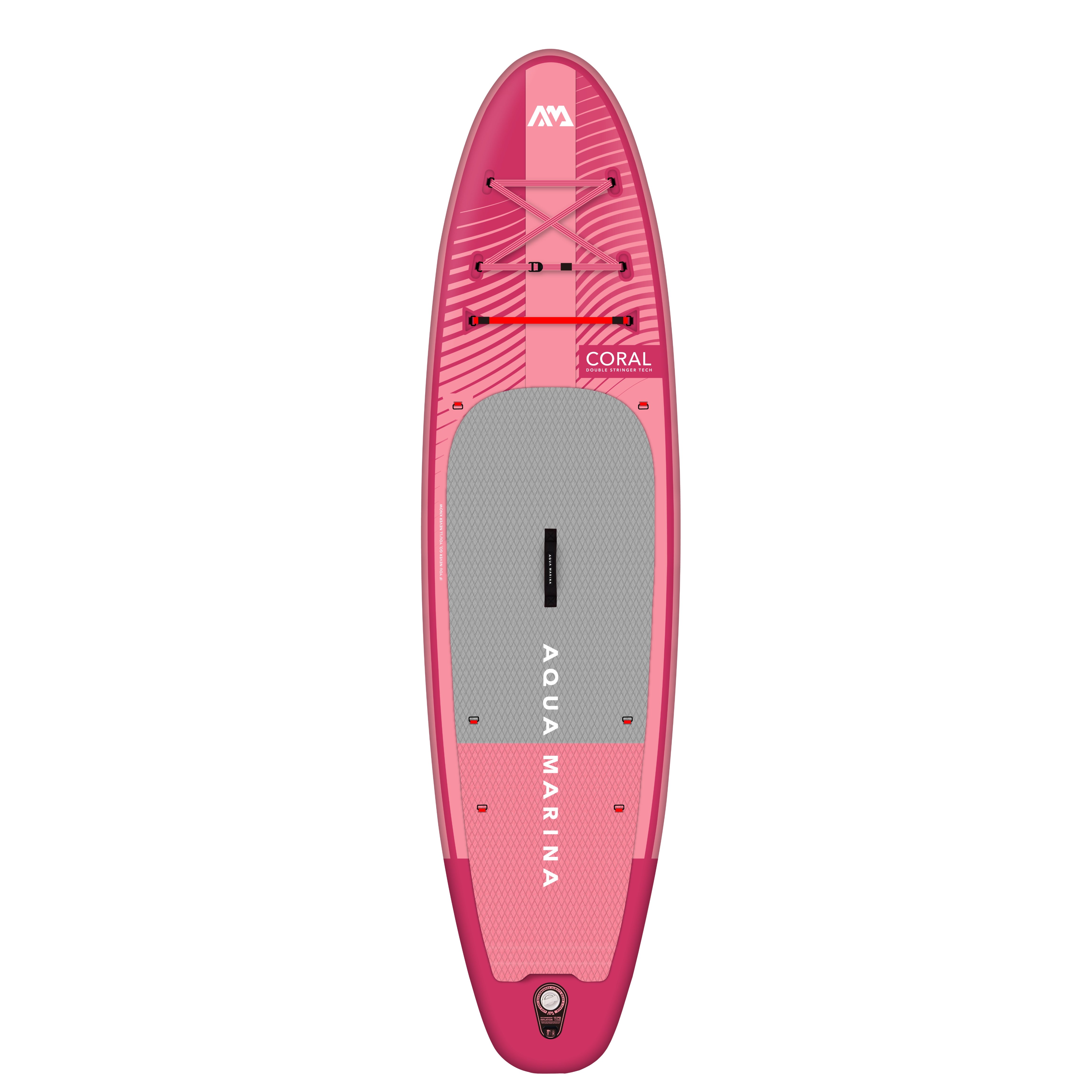 Aqua Marina's 24 coral inflatable oscillation plate SUP stand-up waterboard