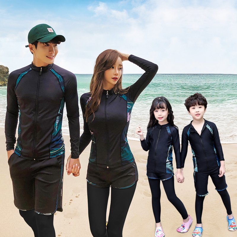 Scrambling suit, sunscreen jellyfish, long-sleeved swarves, surfing suit for a couple