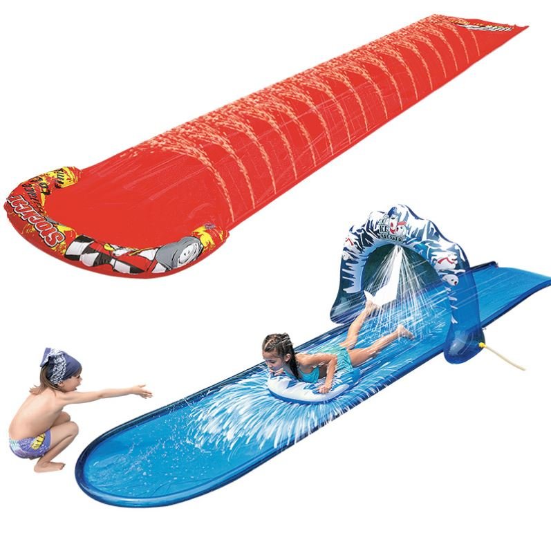 New inflatable field, double-and-triple squirt toy, adult water-jet board