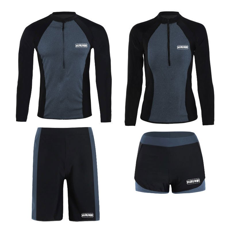 Sunproof dry surfing suit, swimming suit, ladies and gentlemen, long-sleeved, short-sleeved jellyfish suit