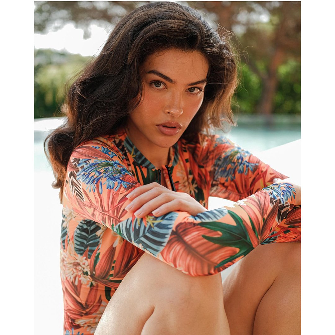 zipper long-sleeve surfer 2024 new cross-border foreign trade co-ed swimming suit for swimsuit