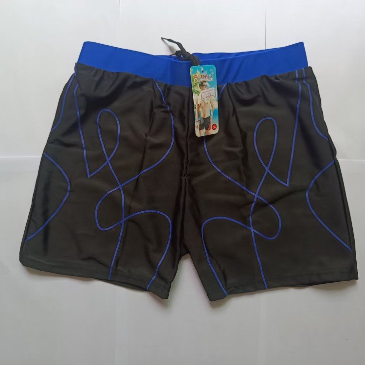 Men's panty-skinned sand-button shorts are fluffy, comfortable, dry, hot spring swimsuits